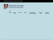 Tablet Screenshot of michaeldzitophd.com